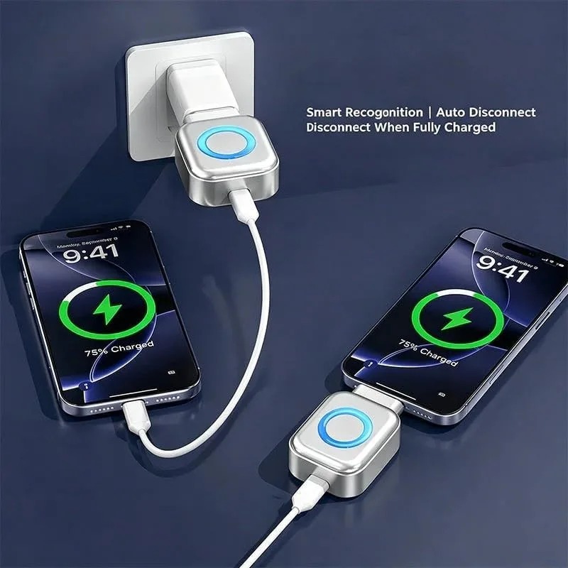 X-01 Type-C Auto Power Cut-Off Charging Protector – ব্যাটারি সুরক্ষার স্মার্ট গ্যাজেট